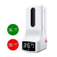 K9 Thermometer Intelligent Sensor Glass Soap Dispenser Bottle With Pump